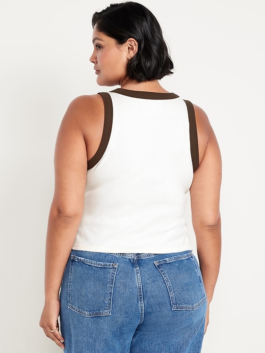 Image number 7 showing, Snug High-Neck Tank Top
