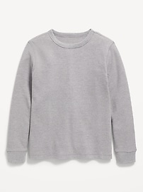 Image number 1 showing, Long-Sleeve Waffle-Knit T-Shirt for Boys