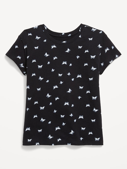 Image number 1 showing, Softest Printed Short-Sleeve T-Shirt for Girls