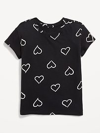 Image number 1 showing, Softest Printed Short-Sleeve T-Shirt for Girls