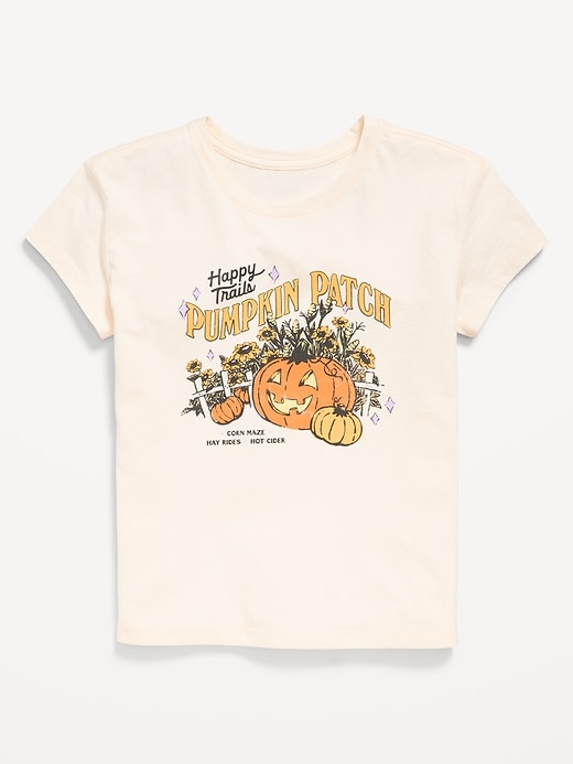 Image number 1 showing, Short-Sleeve Graphic T-Shirt for Girls