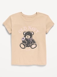 Image number 1 showing, Short-Sleeve Logo-Graphic T-Shirt for Girls
