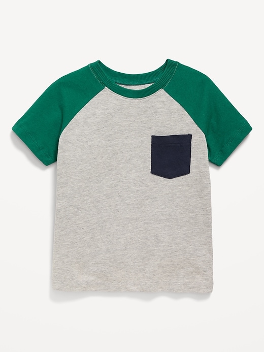 View large product image 1 of 1. Short-Sleeve Pocket T-Shirt for Toddler Boys