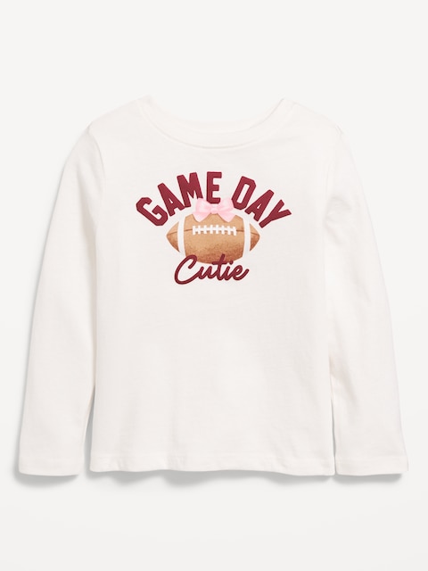 Long-Sleeve Graphic T-Shirt for Toddler Girls