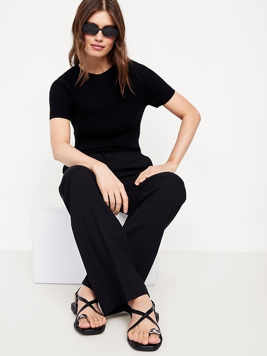 Image number 2 showing, Faux Leather Strappy Toe Ring Sandals