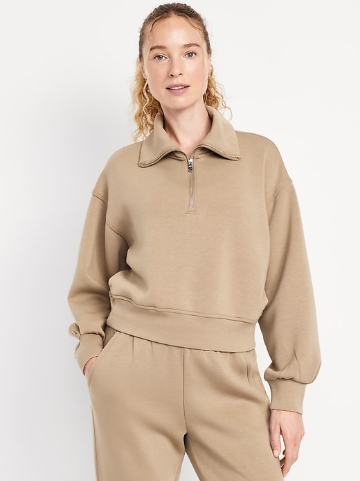 Image number 1 showing, Bounce Fleece Half-Zip Pullover Sweatshirt