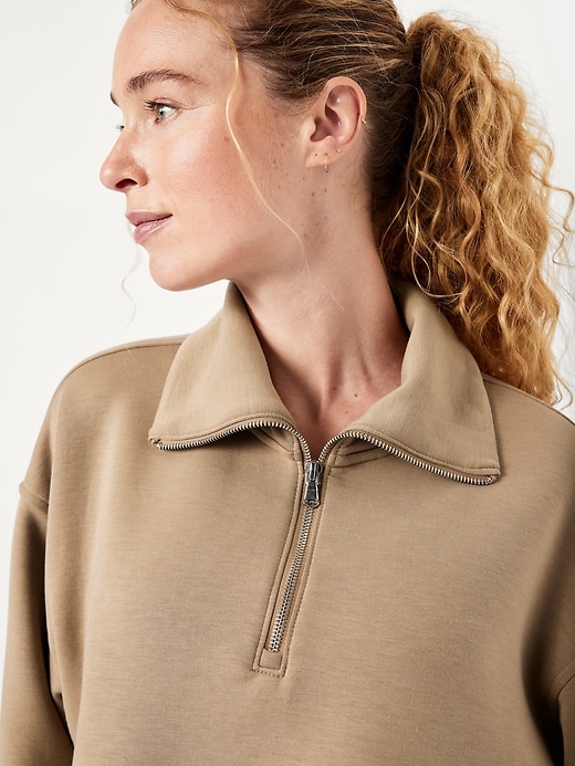 Image number 4 showing, Bounce Fleece Half-Zip Pullover Sweatshirt