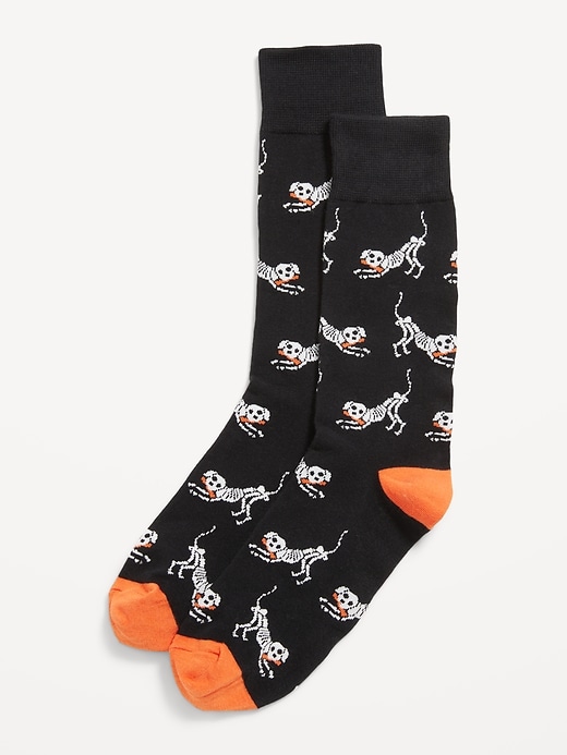 Image number 1 showing, Printed Novelty Socks for Men