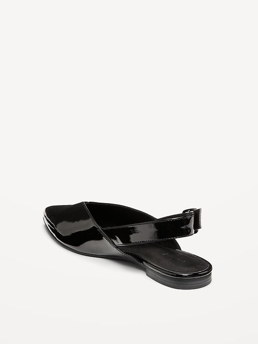 Image number 5 showing, Wide Strap Slingback Flats