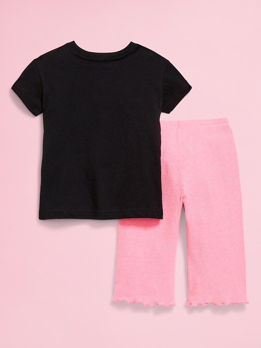 Image number 2 showing, Old Navy x Disney© Minnie Mouse Tunic and Flare-Leg Pants Set for Toddler Girls