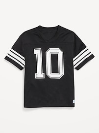Image number 4 showing, Oversized Boxy Mesh Graphic T-Shirt for Boys