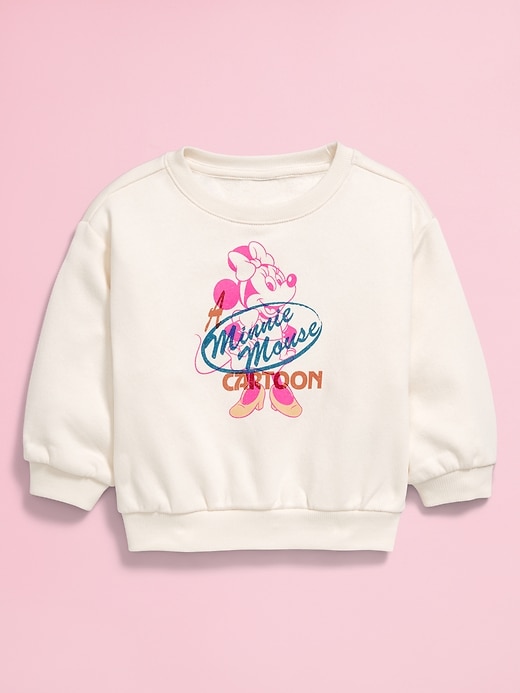 Image number 3 showing, Old Navy x Disney© Minnie Mouse Crew-Neck Sweatshirt for Toddler Girls