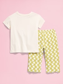 Image number 2 showing, Old Navy x Disney© Minnie Mouse Tunic and Flare-Leg Pants Set for Toddler Girls