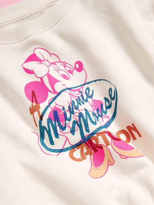 Image number 4 showing, Old Navy x Disney© Minnie Mouse Crew-Neck Sweatshirt for Toddler Girls