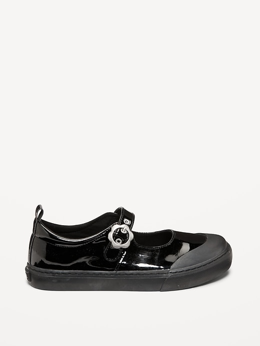 Image number 3 showing, Shiny Faux-Leather Mary-Jane Sneaker for Girls