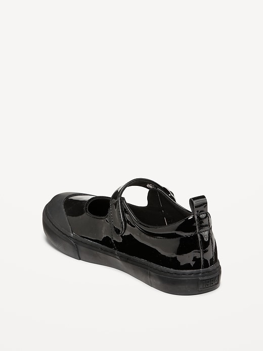 Image number 4 showing, Shiny Faux-Leather Mary-Jane Sneaker for Girls