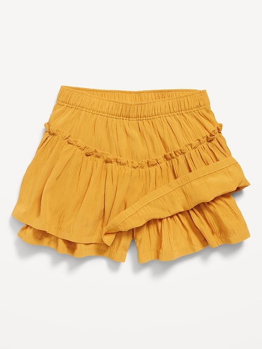Image number 2 showing, High-Waisted Crinkle Skort for Toddler Girls