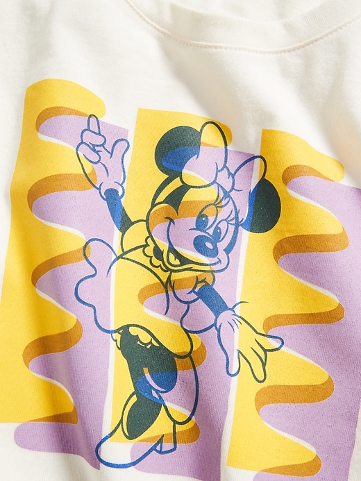 Image number 6 showing, Old Navy x Disney© Cropped Graphic Raw-Edge T-Shirt for Girls