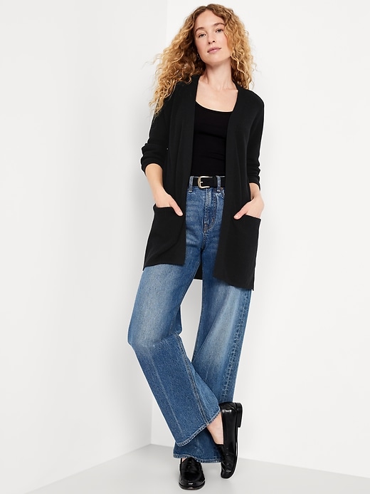 Image number 3 showing, Longline Open-Front Sweater