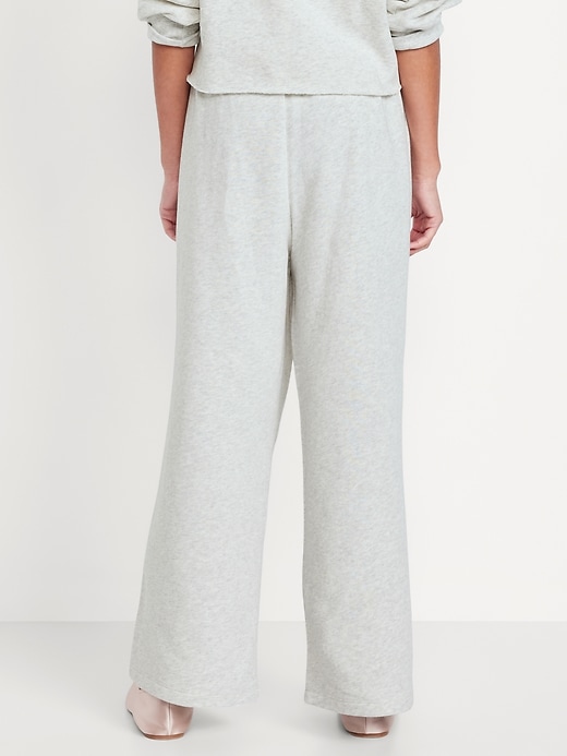Image number 2 showing, Baggy Fleece Straight-Leg Sweatpants for Girls