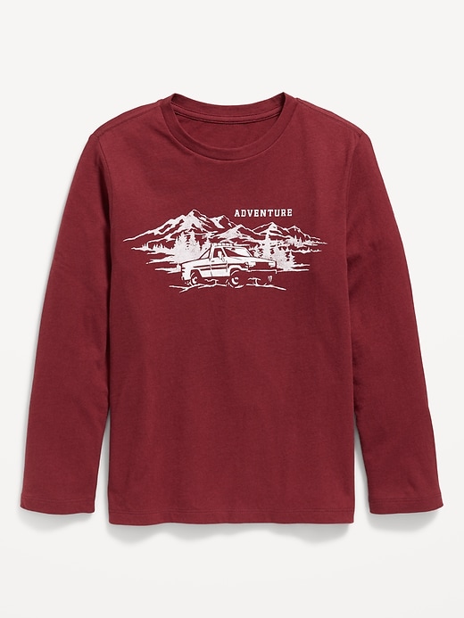 Image number 1 showing, Long-Sleeve Graphic T-Shirt for Boys