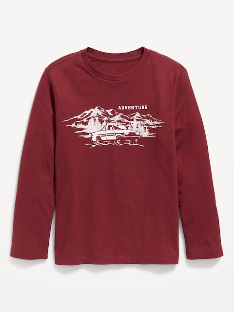 Long-Sleeve Graphic T-Shirt for Boys - Clove