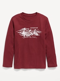 Image number 1 showing, Long-Sleeve Graphic T-Shirt for Boys