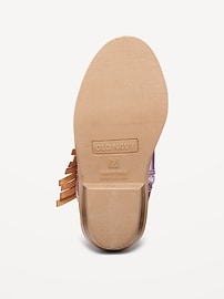 Image number 4 showing, Shiny Side-Zip Western Boots for Toddler Girls