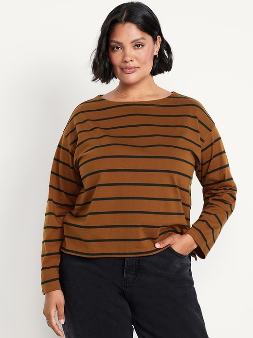 Image number 6 showing, Long-Sleeve Mariner Loose T-Shirt