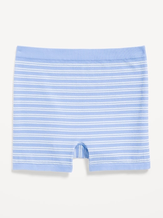 Image number 4 showing, Mid-Rise Seamless Ribbed Boyshort Underwear
