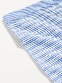 Image number 3 showing, Mid-Rise Seamless Ribbed Boyshort Underwear