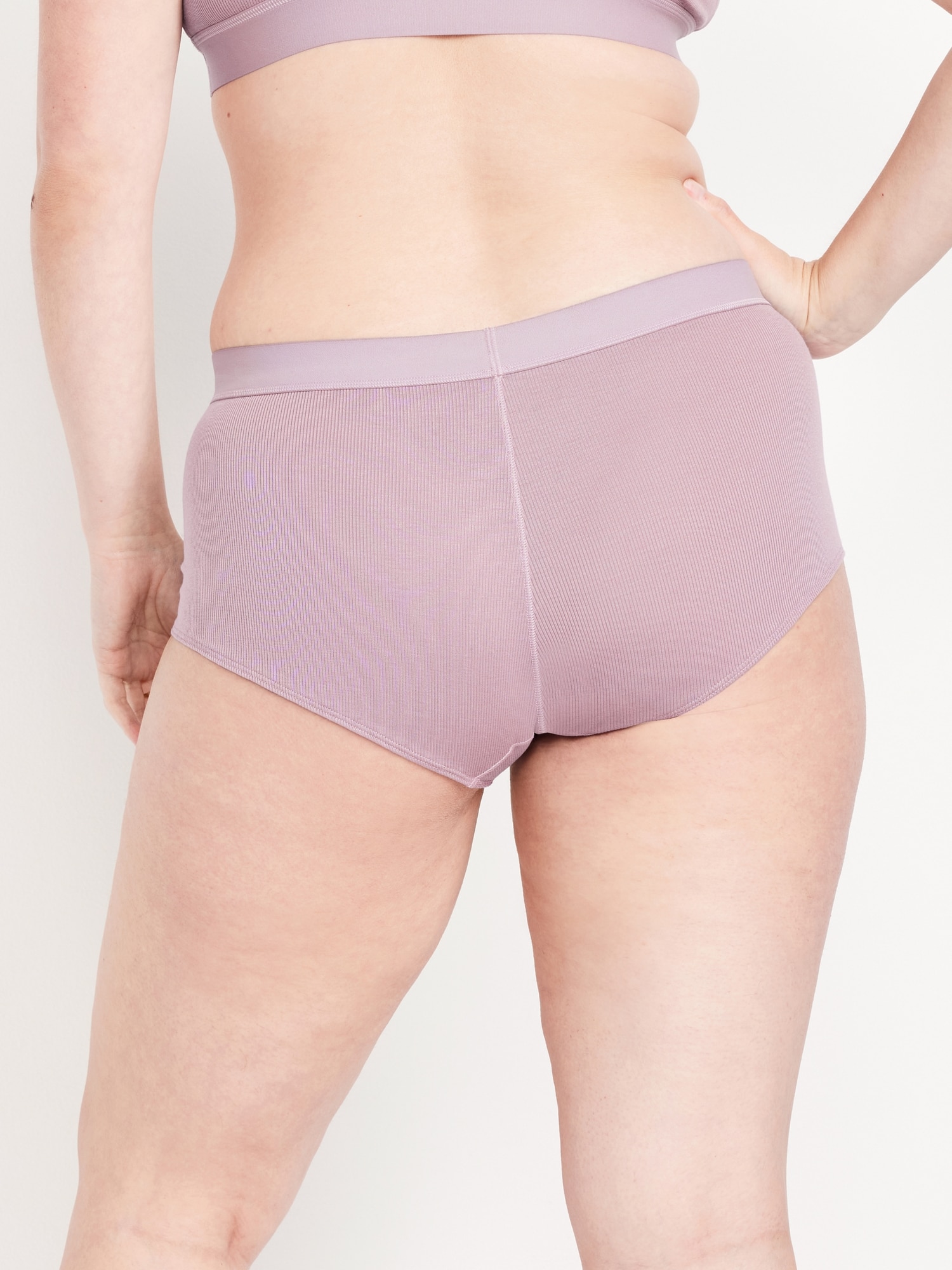 Ribbed Hipster Underwear