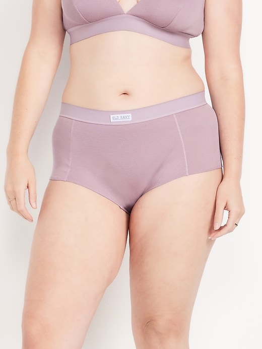 Image number 3 showing, Ribbed Hipster Underwear