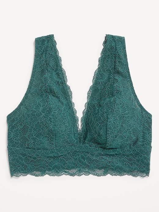 Image number 4 showing, V-Neck Lace Bralette
