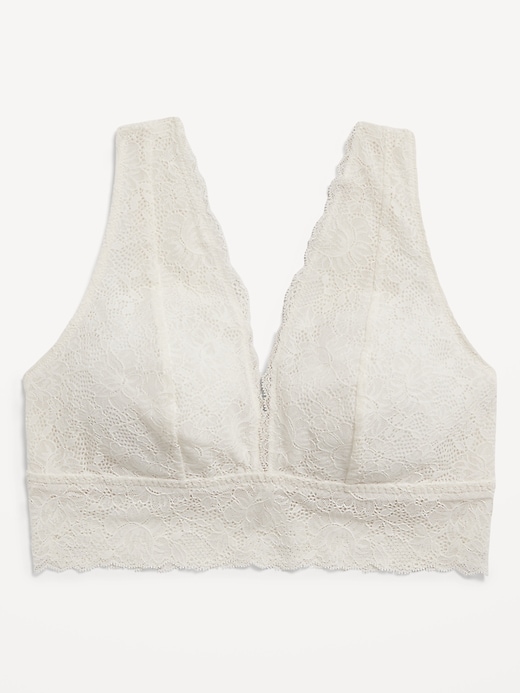 Image number 4 showing, V-Neck Lace Bralette