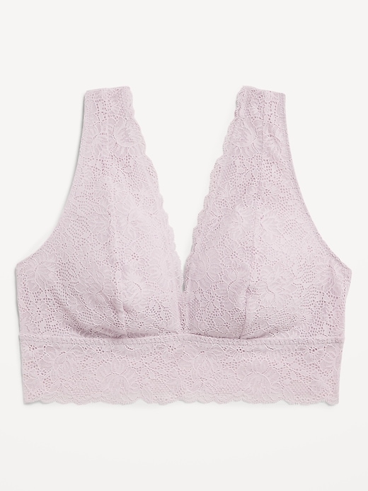 Image number 4 showing, V-Neck Lace Bralette