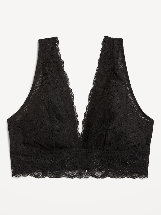 Image number 4 showing, V-Neck Lace Bralette