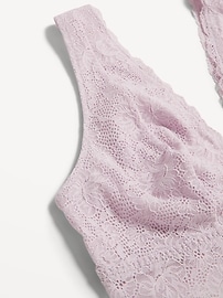 Image number 3 showing, V-Neck Lace Bralette