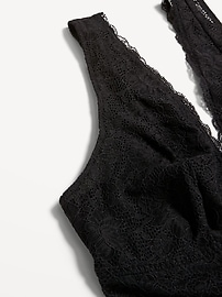 Image number 3 showing, V-Neck Lace Bralette
