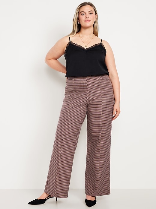 Image number 7 showing, High-Waisted Pull-On Pixie Wide-Leg Pants