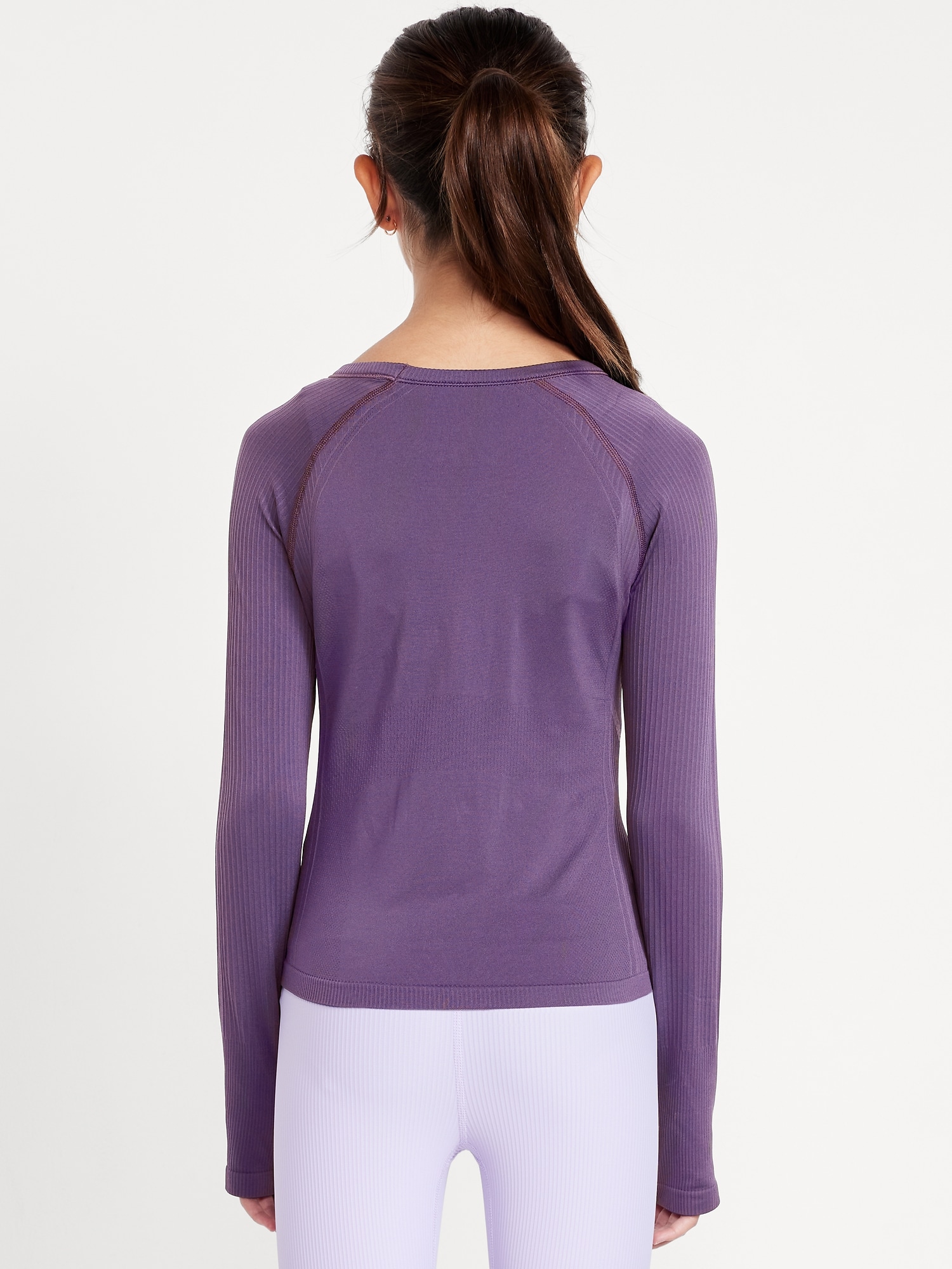 Fitted Seamless Performance Top for Girls