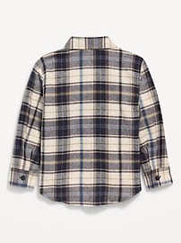 Image number 2 showing, Long-Sleeve Plaid Flannel Pocket Shirt for Toddler Boys