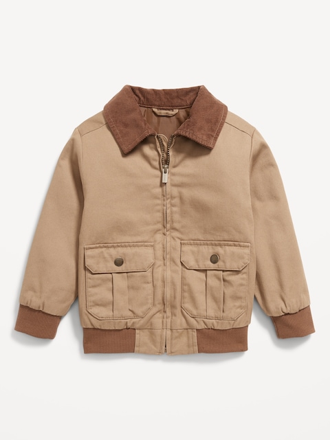 Full-Zip Barn Jacket for Toddler Boys
