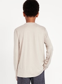 Image number 2 showing, CloudMotion Long-Sleeve Performance T-Shirt for Boys