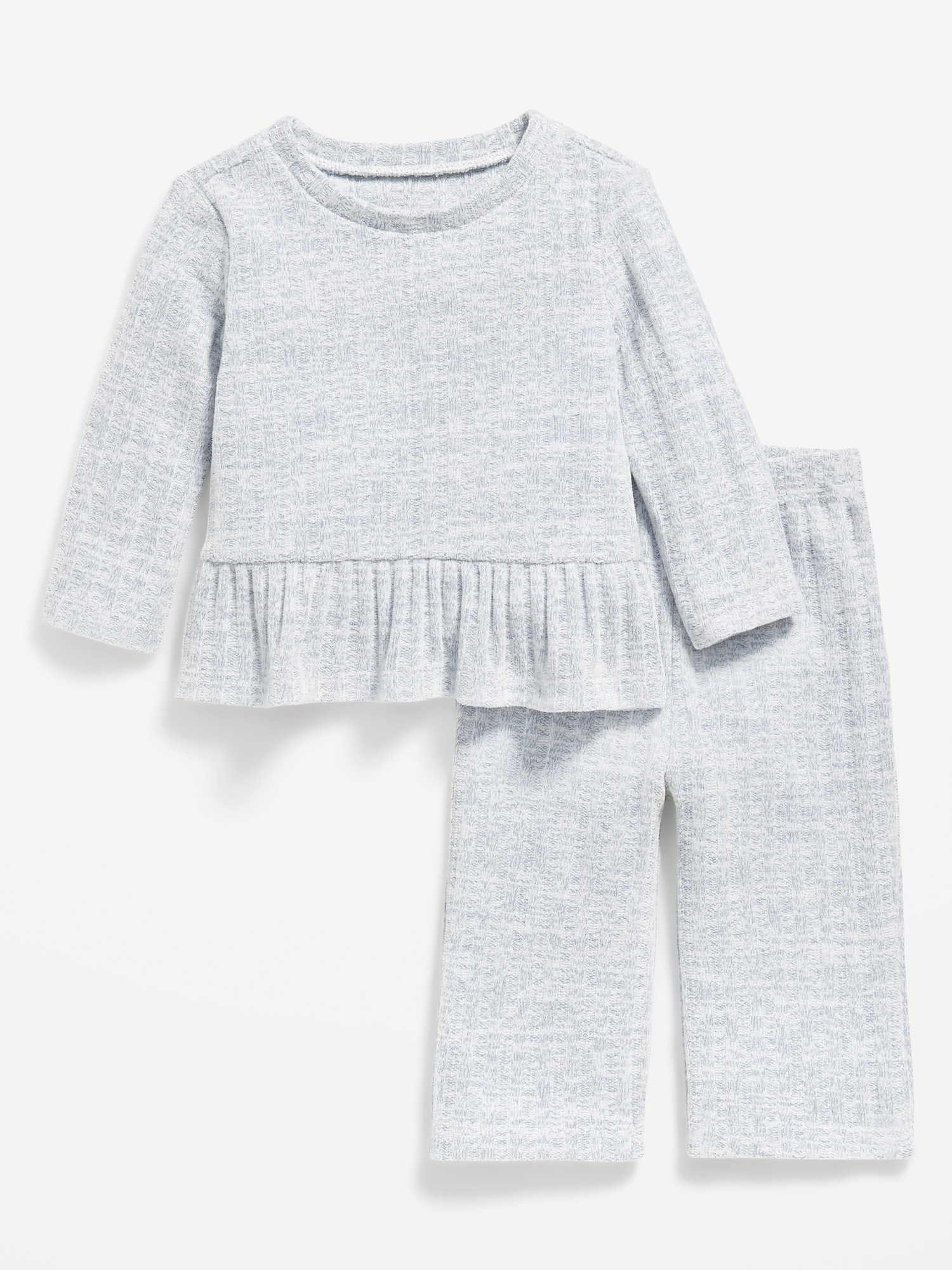Cozy Long-Sleeve Sweater and Pants Set for Baby