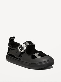 Image number 1 showing, Shiny Faux-Leather Mary Jane Shoes for Toddler Girls