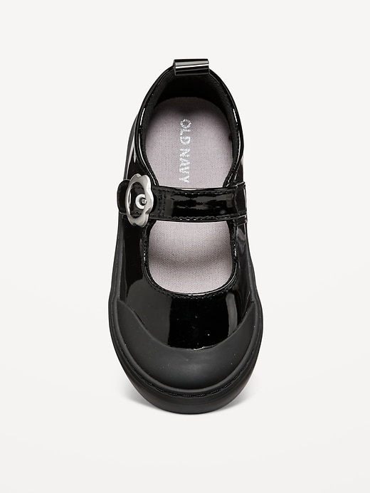 Image number 2 showing, Shiny Faux-Leather Mary Jane Shoes for Toddler Girls