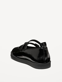 Image number 3 showing, Shiny Faux-Leather Double-Buckle Mary Jane Shoes for Toddler Girls