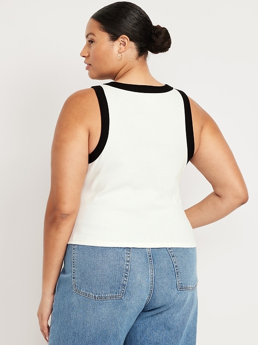 Image number 7 showing, Snug High-Neck Tank Top