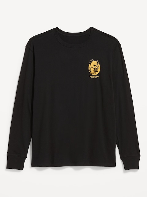 Loose Graphic T-Shirt - Yellowstone